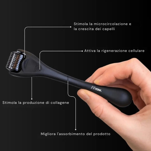 Derma Roller al Titanio per Ricrescita